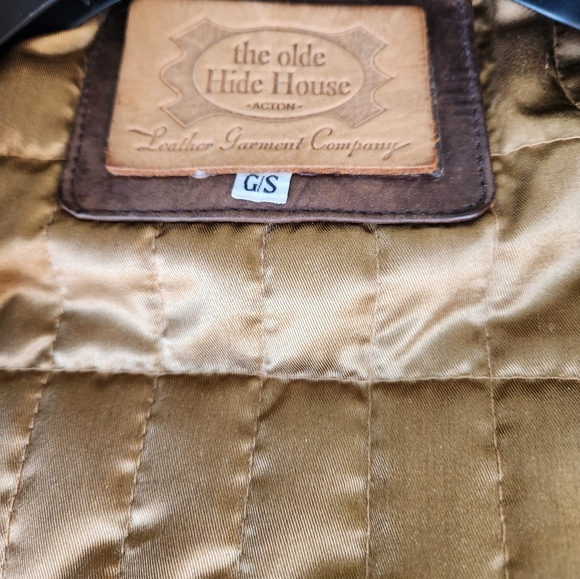 Distressed Leather Coat - Picture 3 of 3